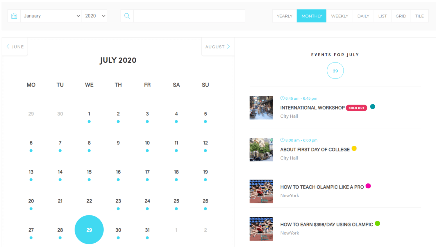 WordPress Event Calendar Plugins for Easy Scheduling - Get WP Plugin