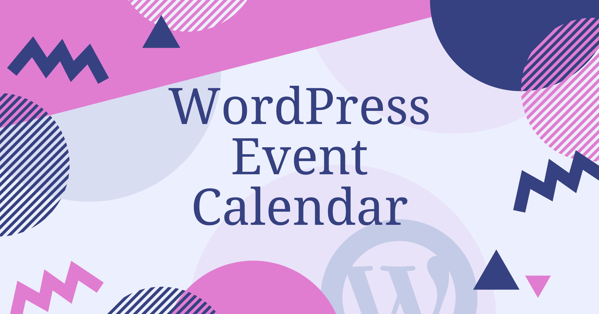 WordPress Event Calendar Plugins