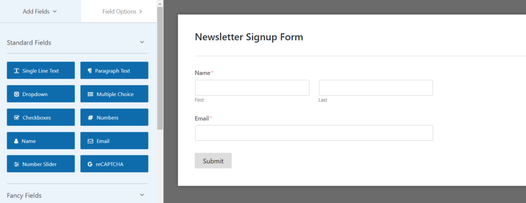 grow your business with email marketing and WordPress forms