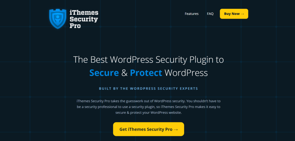 WordPress Security Plugins - iThemes Security