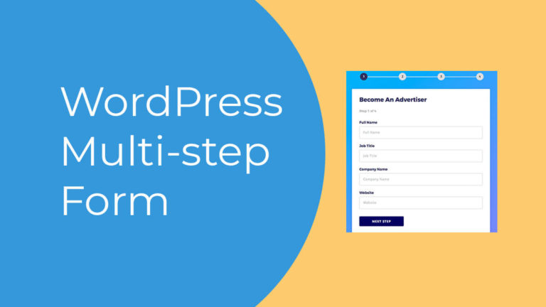 How to Create a Multi-step WordPress Form in 7 Easy Steps