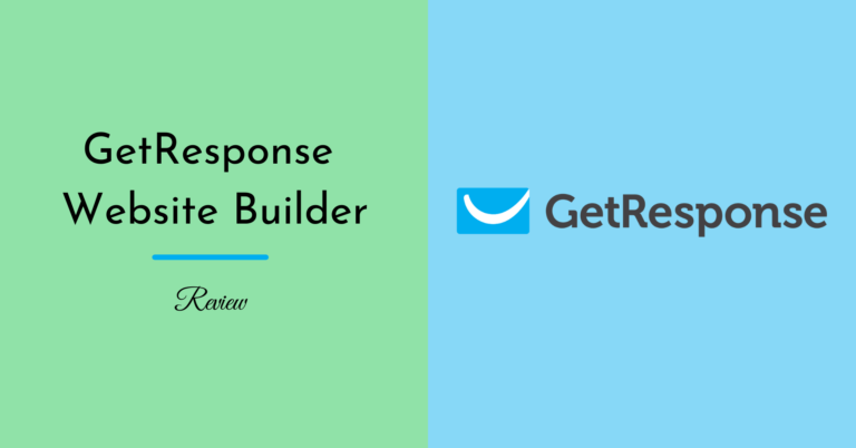 GetResponse Website Builder for Newsletter Creation [AI-Powered]
